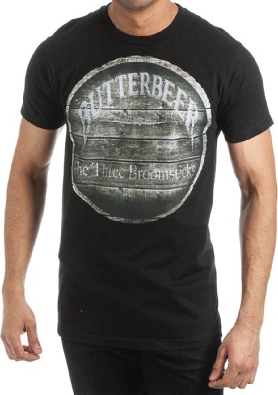 Harry Potter Butterbeer Black T-Shirt Large