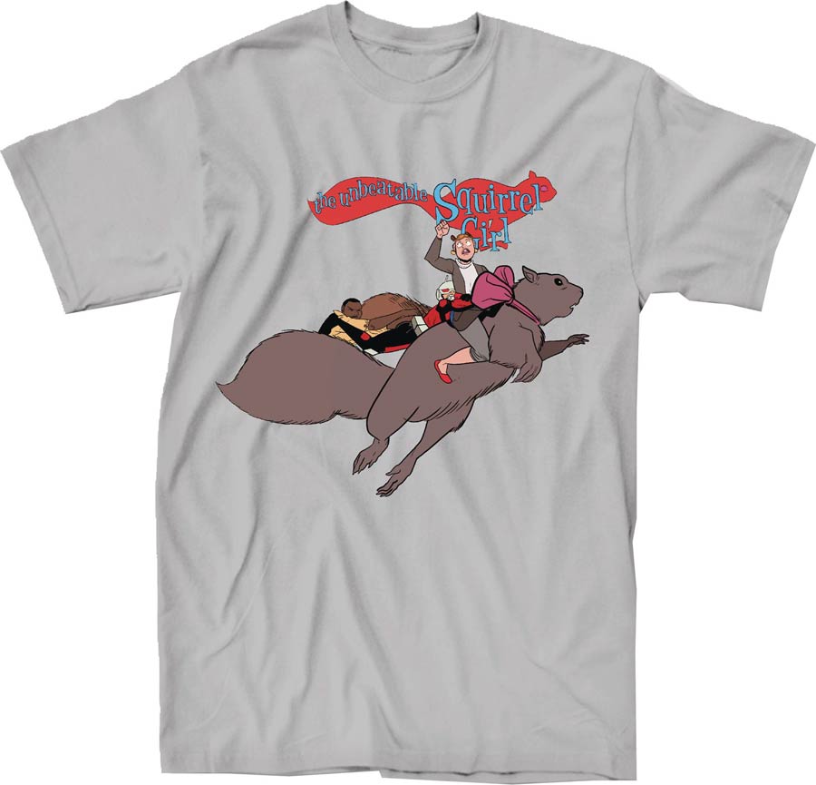 Marvel Unbeatable Squirrel Girl Vol 2 #14 Silver T-Shirt Large