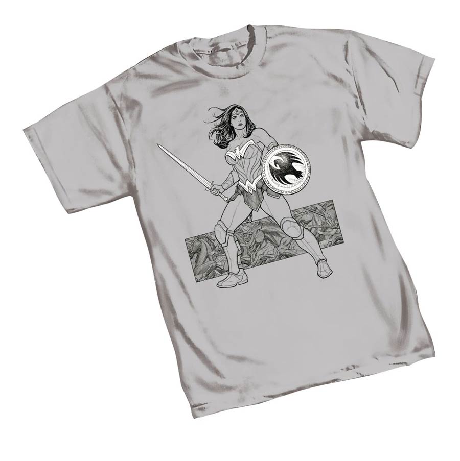 Wonder Woman Defender By Frank Cho T-Shirt Large