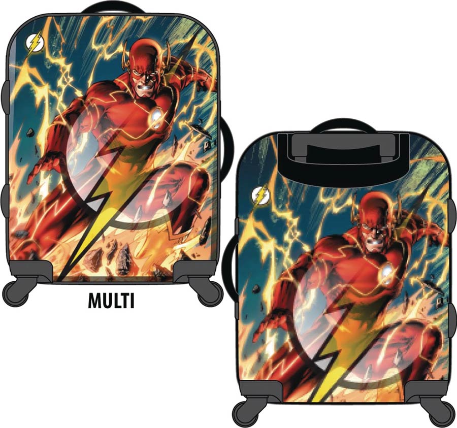 DC Comics Hardcase Rolling Suitcase - Flash