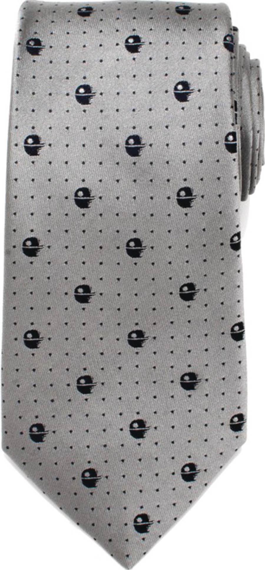 Star Wars Necktie - Death Star Dot Gray