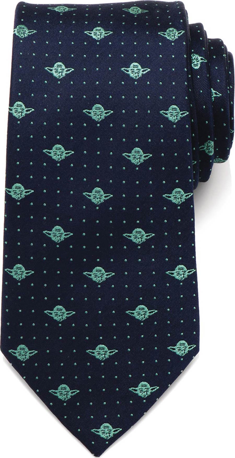 Star Wars Necktie - Yoda Dot Navy