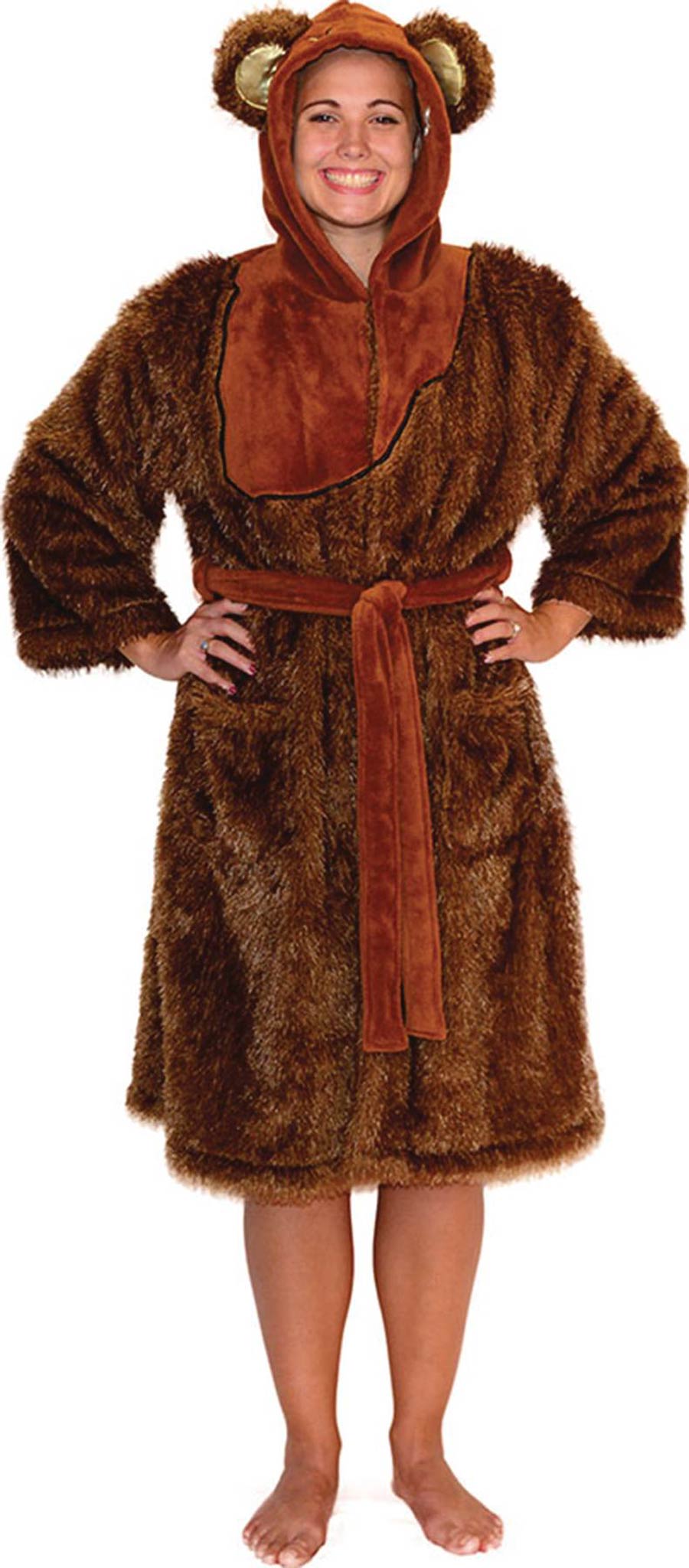 Star Wars Ewok Hooded Womens Fleece Robe