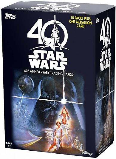 Topps 2017 Star Wars 40th Anniversary Trading Cards Box