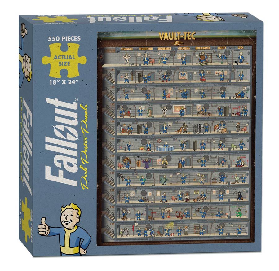 Fallout Perk Poster Puzzle