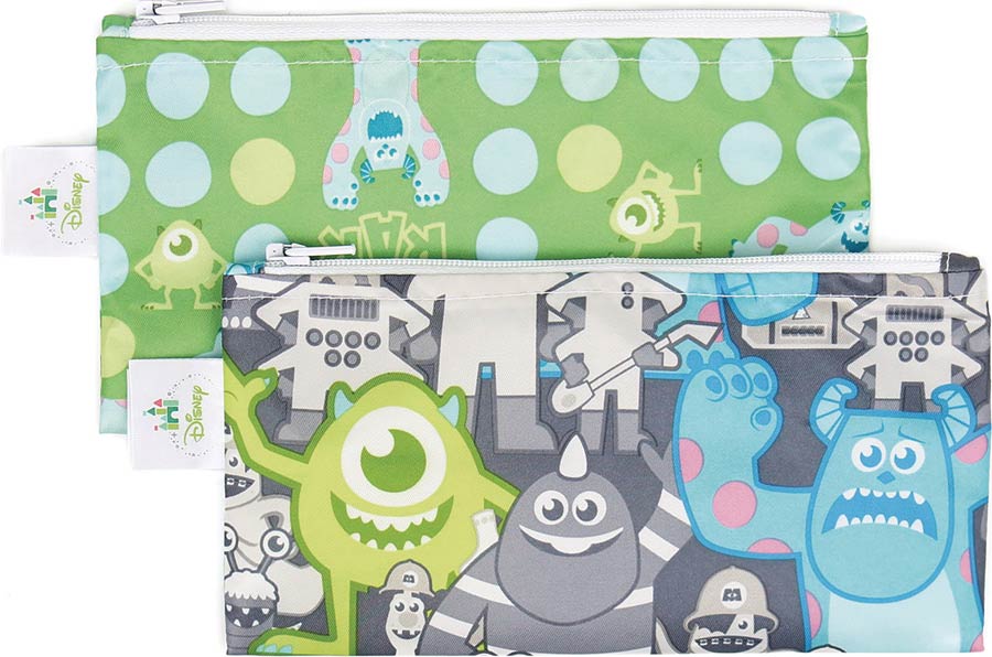 Disney Small Reusable Snack Bag 2-Pack - Monsters Inc