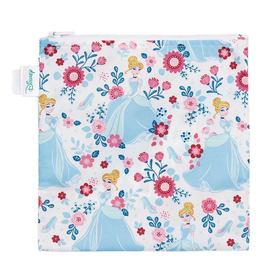 Disney Large Reusable Snack Bag - Cinderella Floral