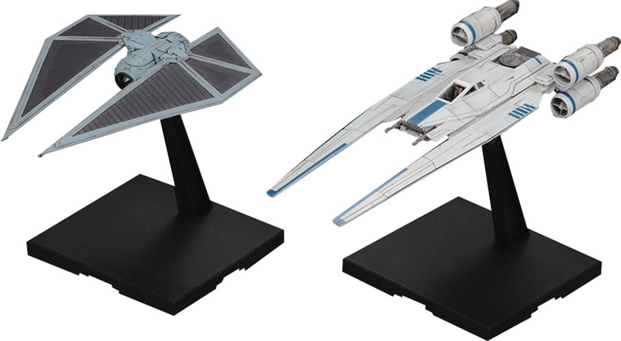 Star Wars Rogue One 1/144 Kit - U-Wing Fighter & Tie Striker Set