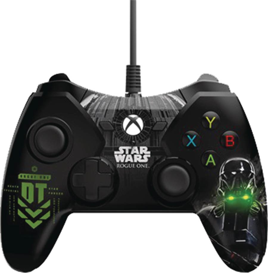 XBox One Star Wars Rogue One Wired Controller - Death Trooper Black