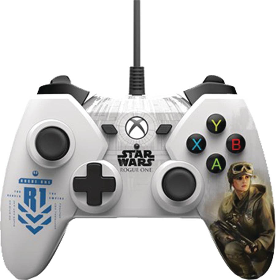 XBox One Star Wars Rogue One Wired Controller - Jyn Erso White