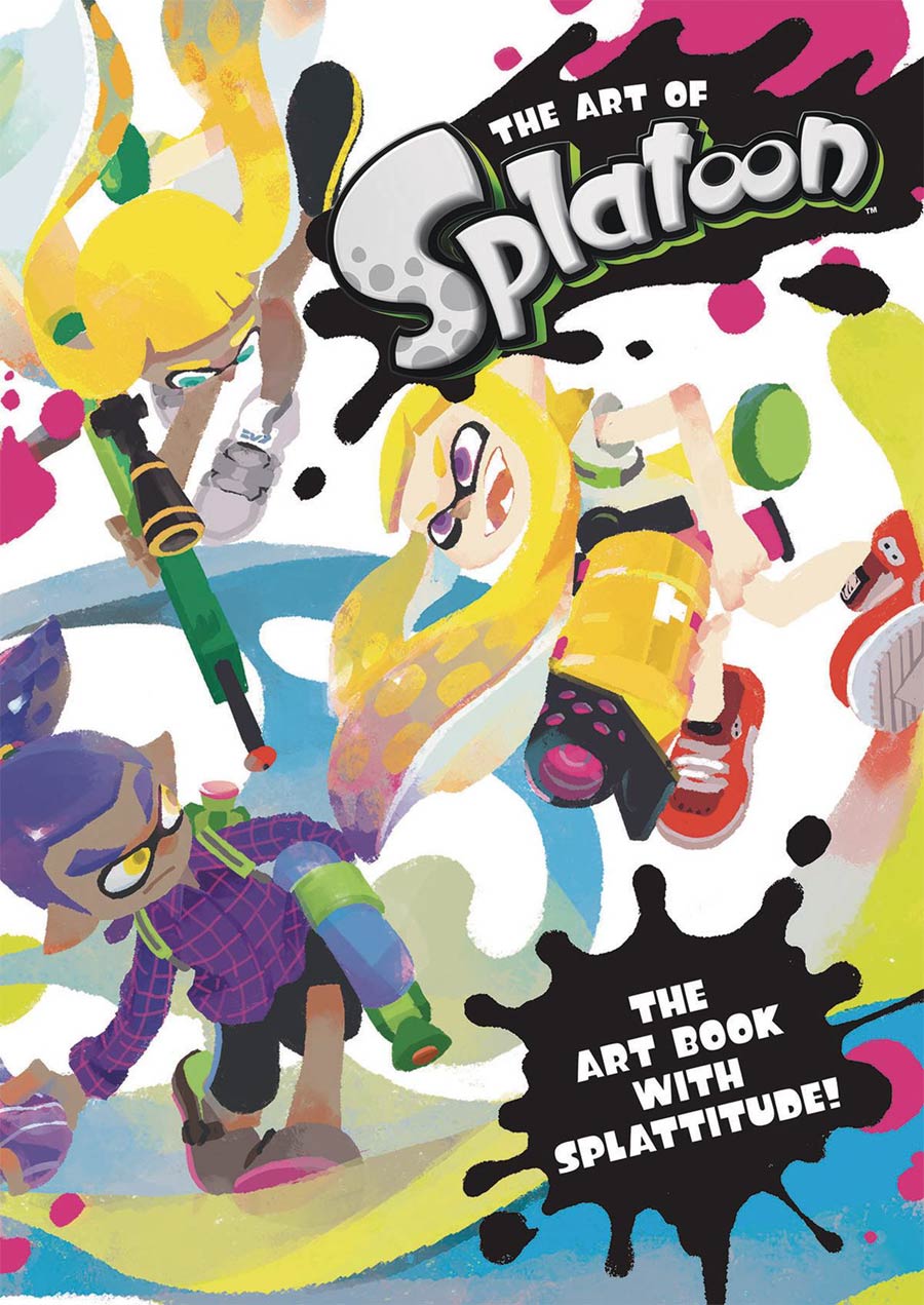 Art Of Splatoon Art Book With Splattitude HC