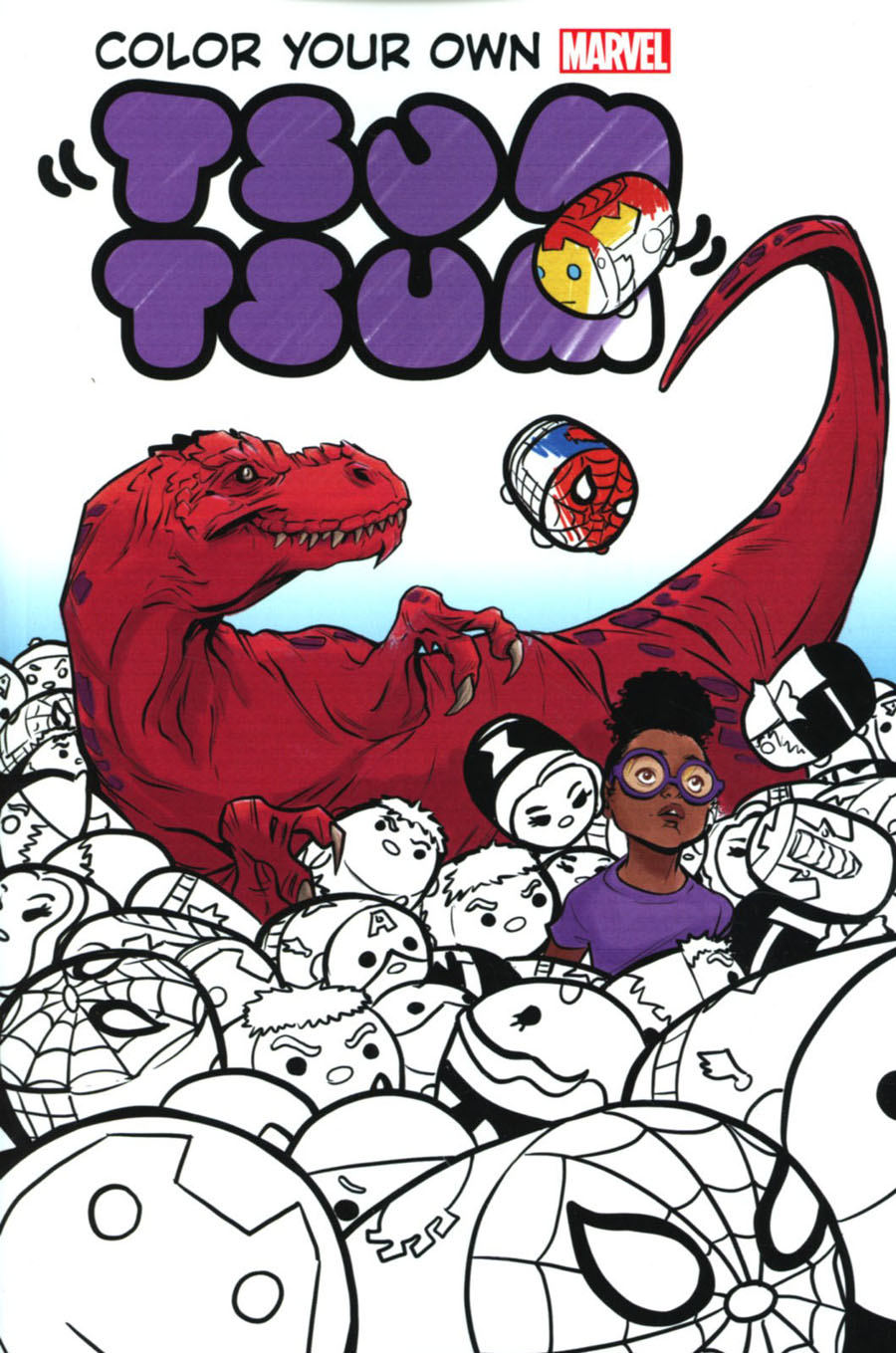 Color Your Own Marvel Tsum Tsum TP