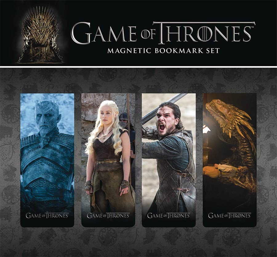 Game Of Thrones Magnetic Bookmark Set 3