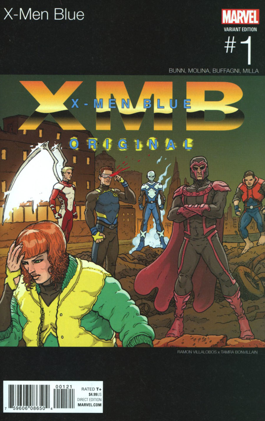 X-Men Blue #1 Cover B Variant Ramon Villalobos Marvel Hip-Hop Cover (Resurrxion Tie-In)