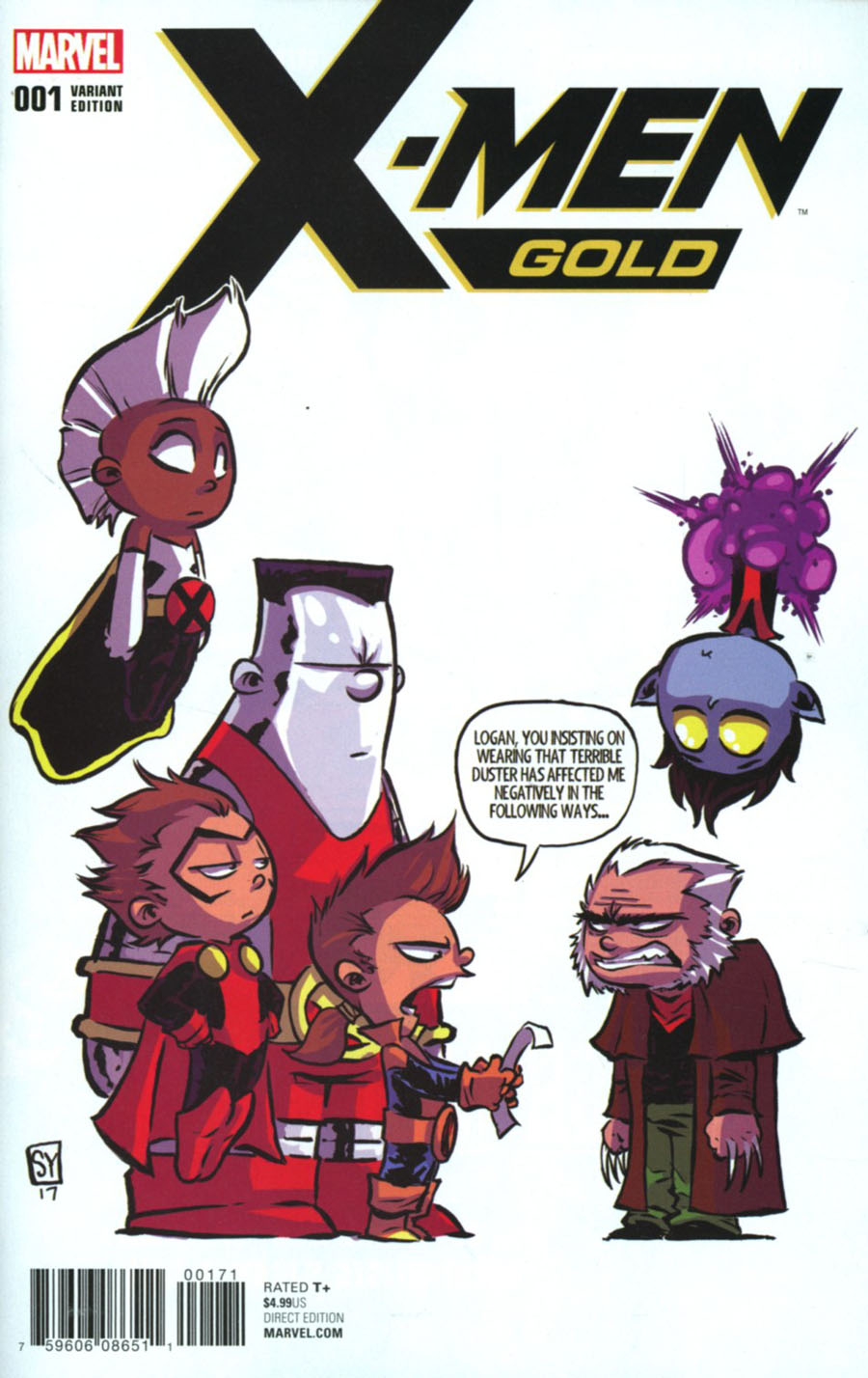 X-Men Gold #1 Cover C Variant Skottie Young Baby Cover (Resurrxion Tie-In)