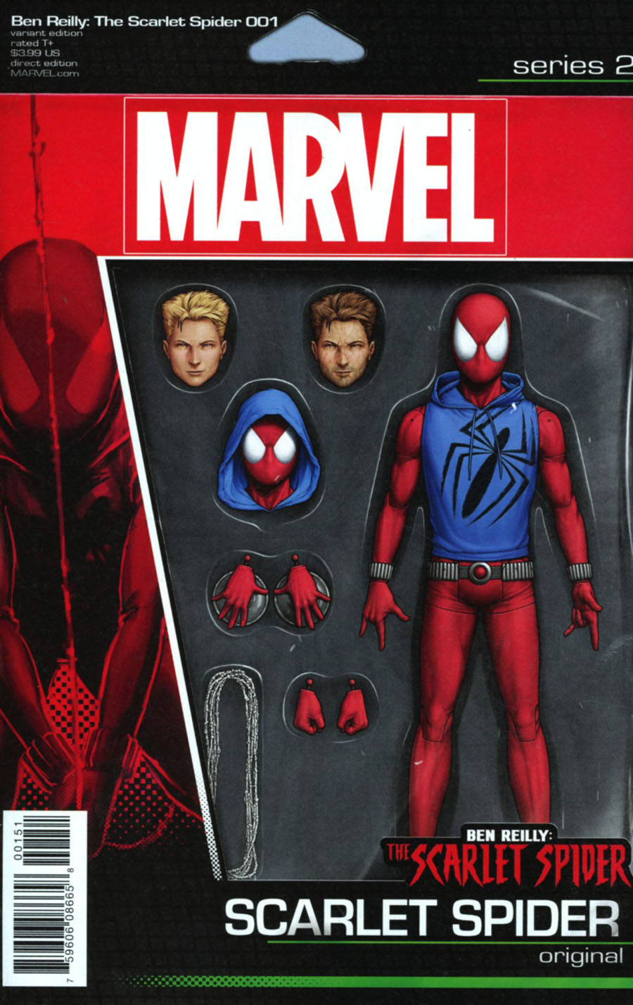 Ben Reilly The Scarlet Spider #1 Cover B Variant John Tyler Christopher Action Figure Cover