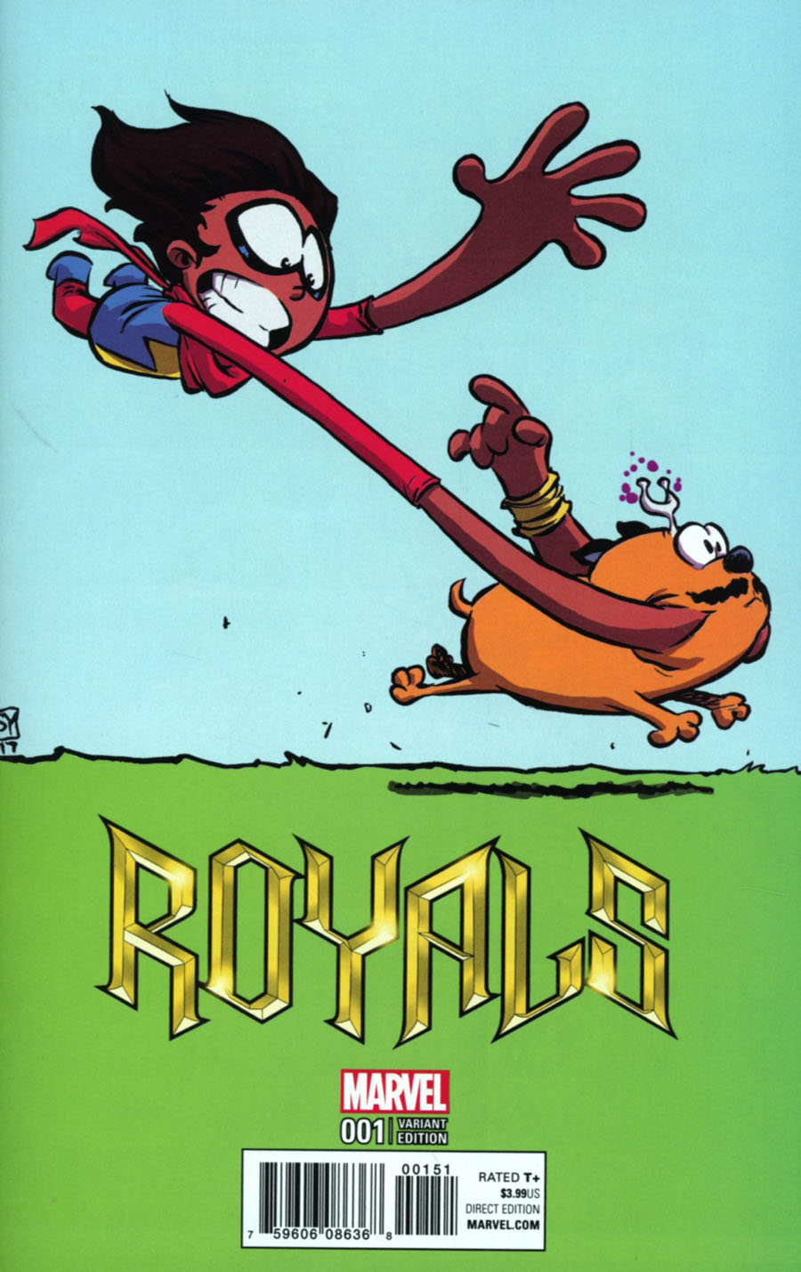 Royals #1 Cover C Variant Skottie Young Baby Cover