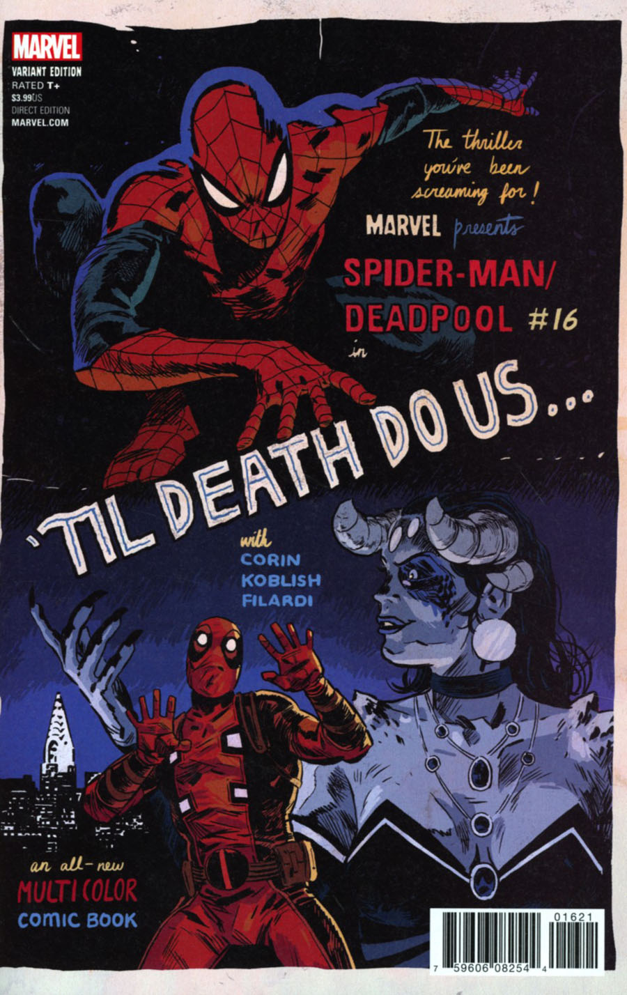 Spider-Man Deadpool #16 Cover B Variant Michael Walsh Poster Cover (Til Death Do Us Part 4)