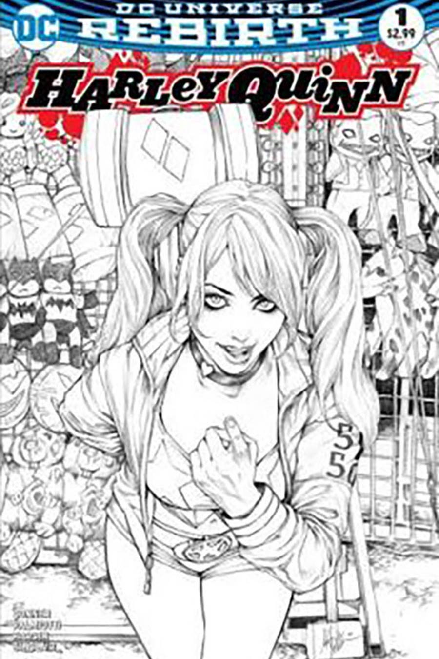 Harley Quinn Vol 3 #1 Cover T DF AOD Collectables Exclusive Ashley Witter Ultra-Rare Variant Cover