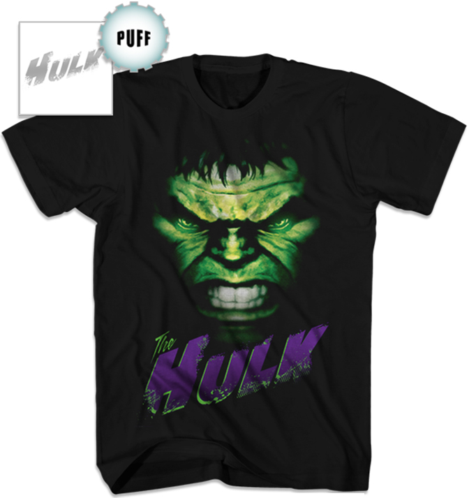 Hulk 1 Black Youth T-Shirt Large