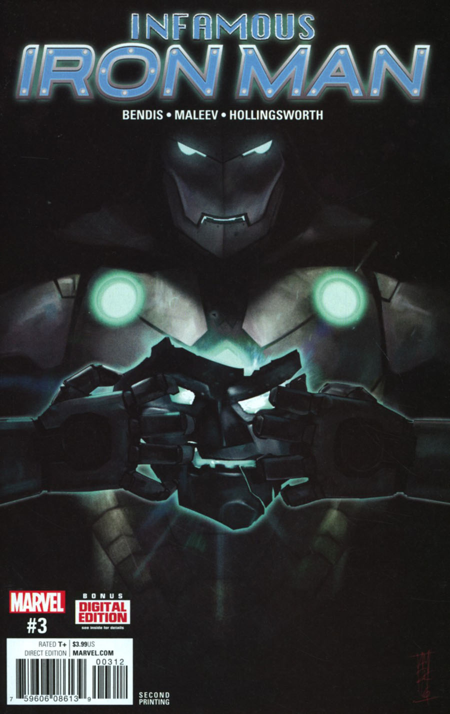 Infamous Iron Man #3 Cover C 2nd Ptg Alex Maleev Variant Cover
