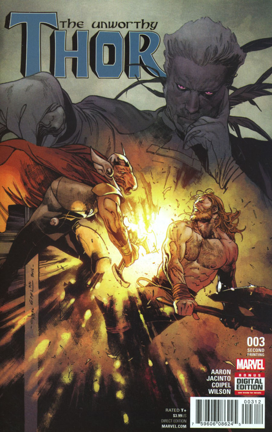 Unworthy Thor #3 Cover D 2nd Ptg Olivier Coipel Variant Cover