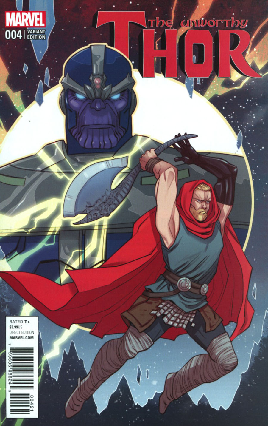 Unworthy Thor #4 Cover B Incentive Marguerite Sauvage Variant Cover