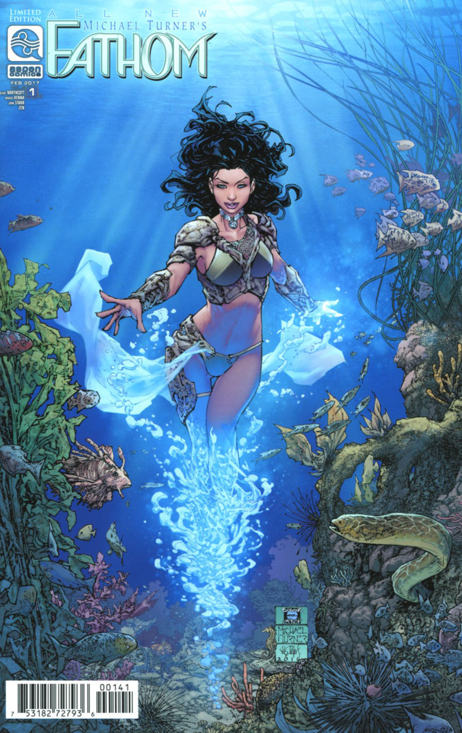 All New Fathom Vol 2 #1 Cover D Incentive Talent Caldwell Variant Cover