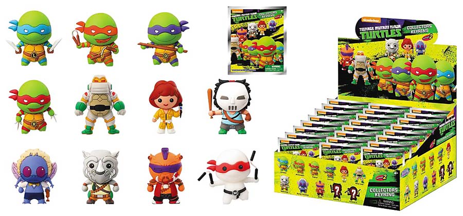 Teenage Mutant Ninja Turtles Laser Cut Figural Keyring Series 2 Blind Mystery Box