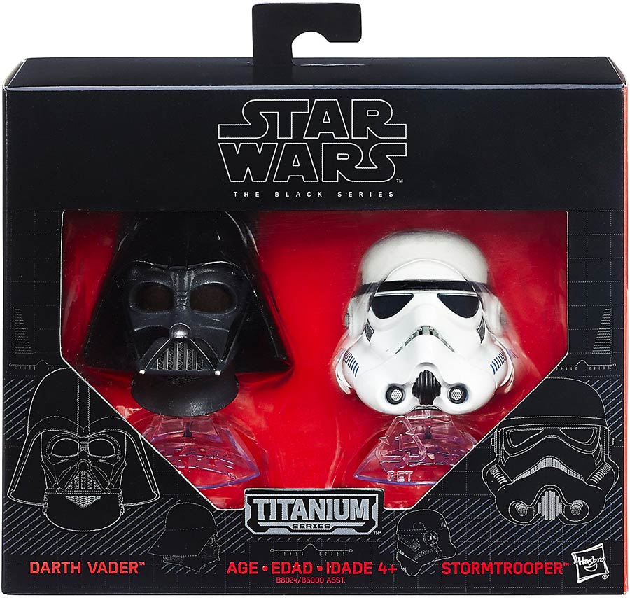 Star Wars Black Series Die-Cast Helmet Assortment 201603 - Darth Vader & Stormtrooper