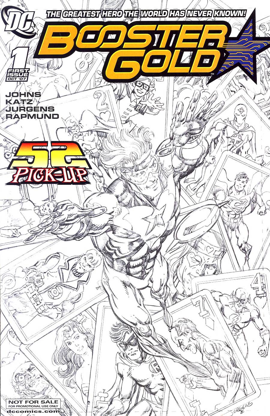 Booster Gold Vol 2 #1 Cover D Baltimore Diamond Retailer Summit Sketch Edition