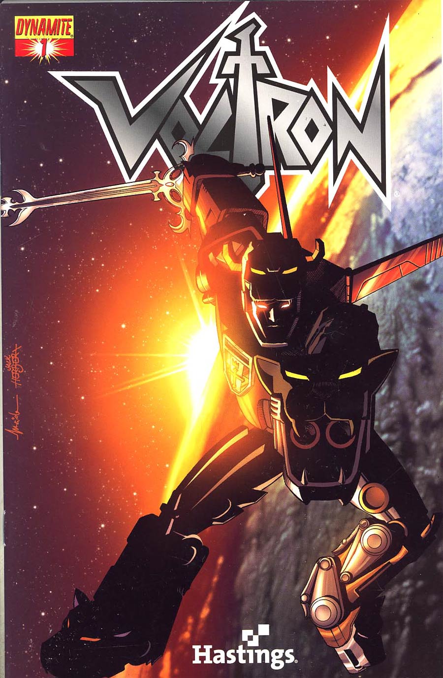 Voltron #1 Cover L Hastings Variant
