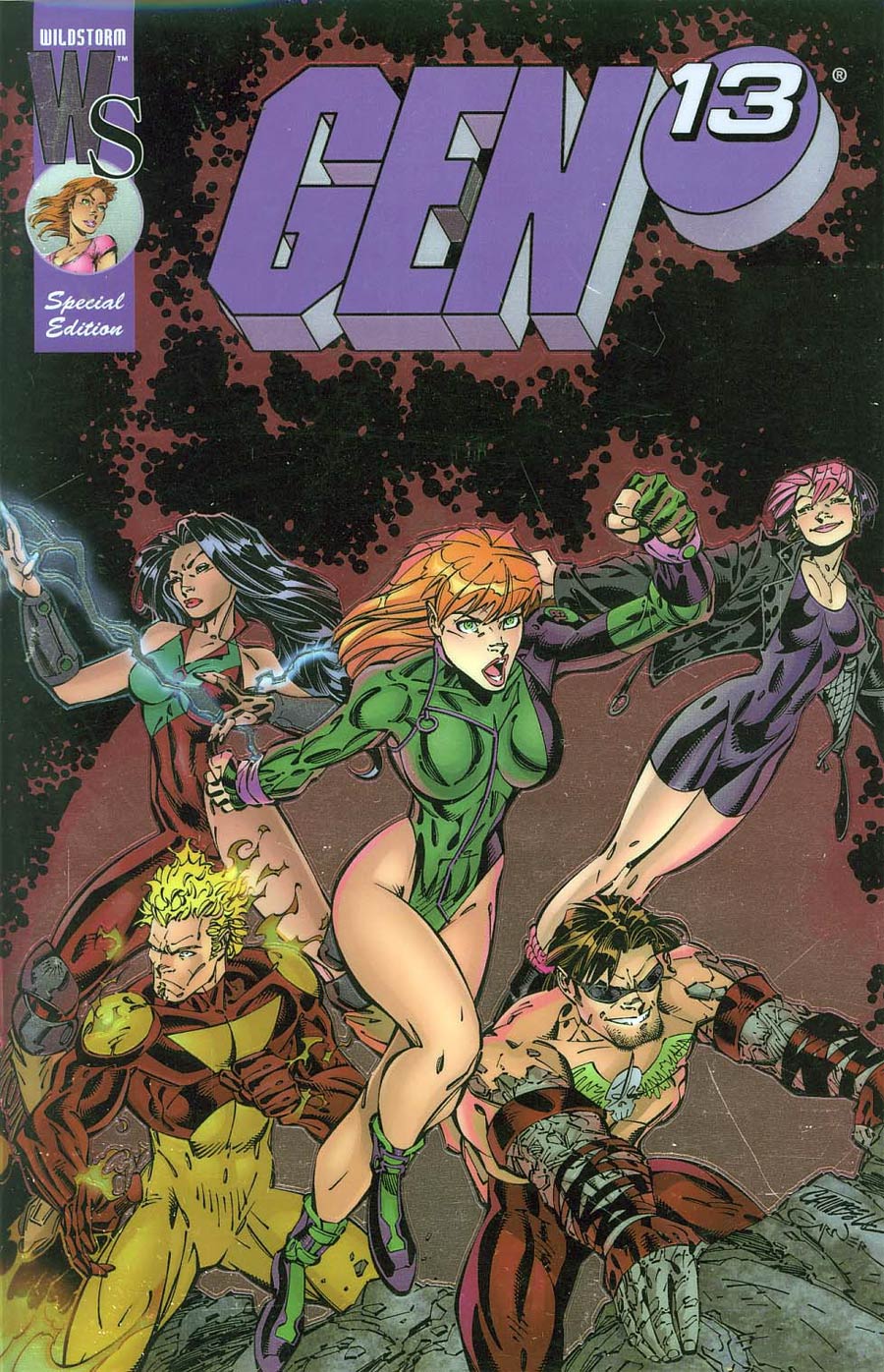 Gen 13 #1 Cover H Special Edition Chromium Variant Cover