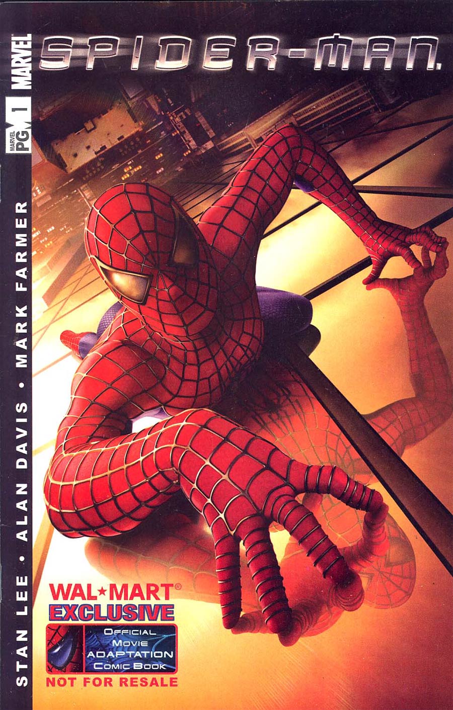 Spider-Man Official Movie Adaptation Cover B Walmart Exclusive Variant