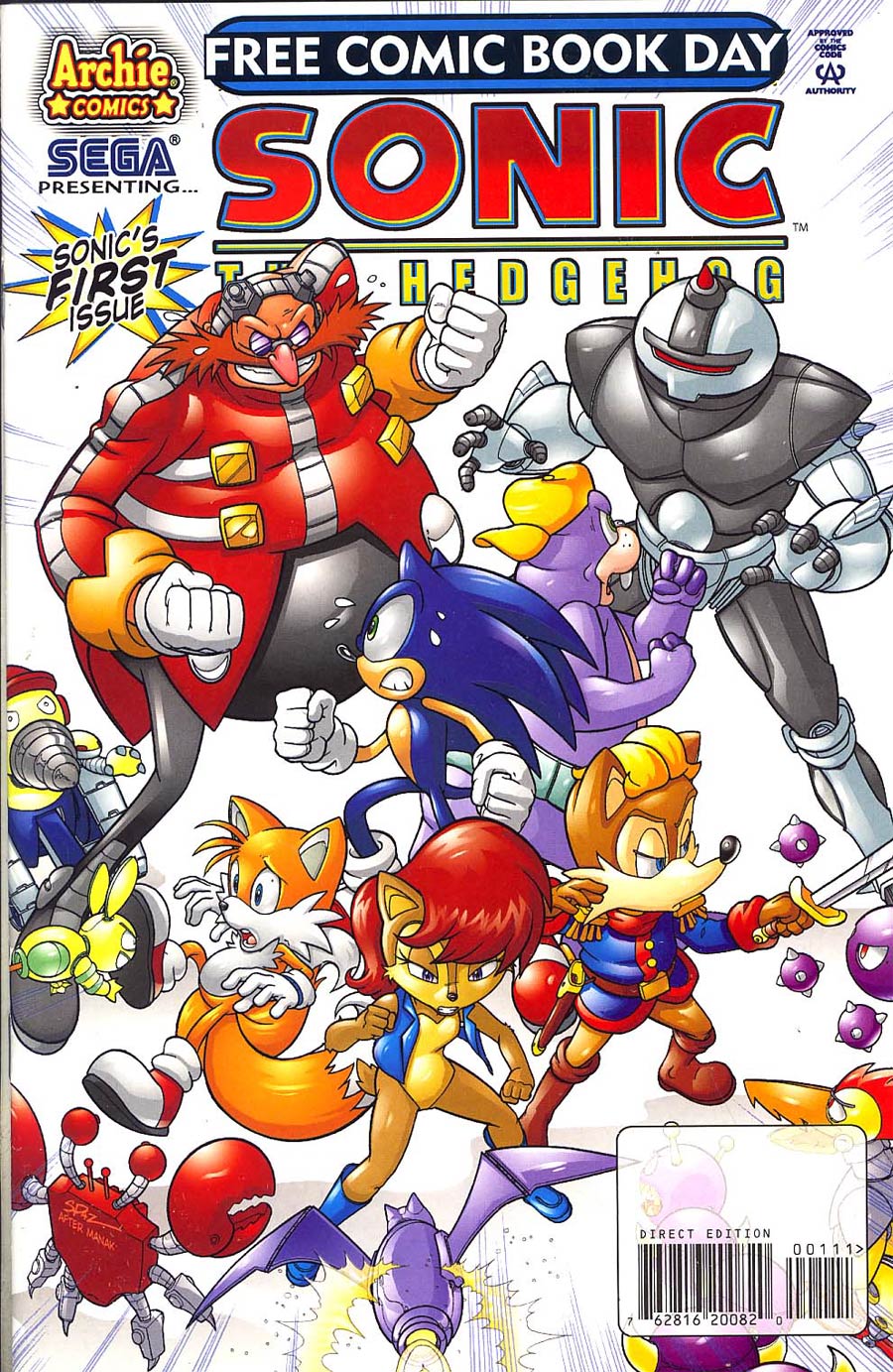 Sonic The Hedgehog FCBD 2008 #1
