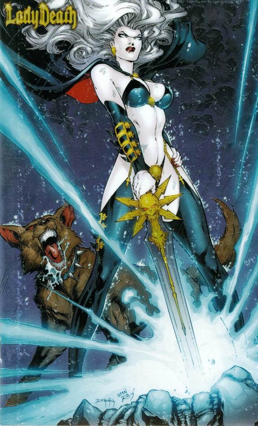 Untold Tales Of Lady Death (2000) # 1 (NM) Chromium Mega Premium Edition •Hughes