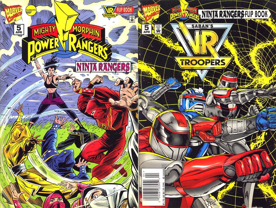 Mighty Morphin Power Rangers Ninja Rangers #5 (VR Troopers Flipbook)