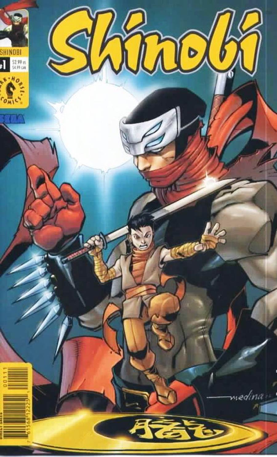 Shinobi One Shot Cover A (Sega Dark Horse)