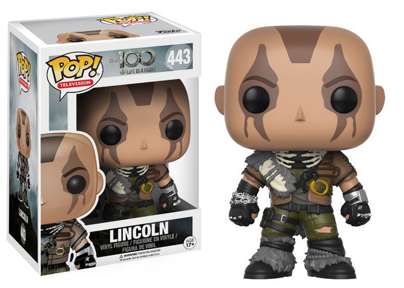 POP Television 443 The 100 Lincoln Vinyl Figure