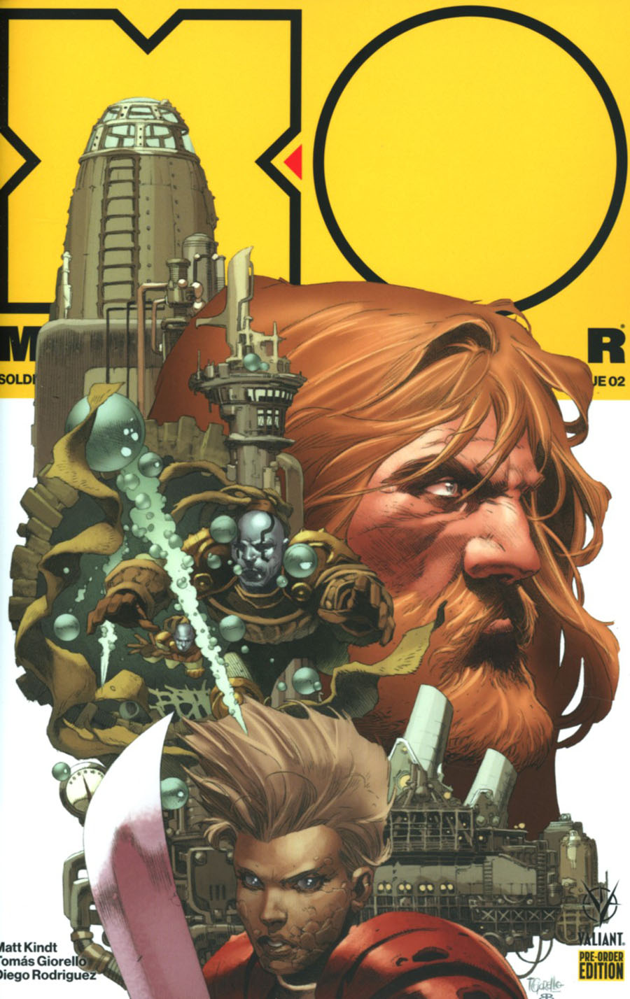 X-O Manowar Vol 4 #2 Cover D Variant Tomas Giorello Cover