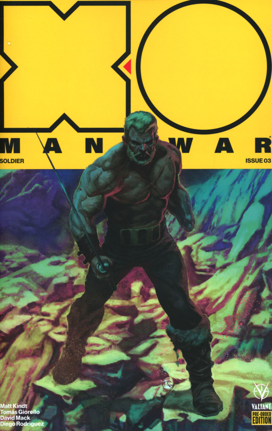 X-O Manowar Vol 4 #3 Cover C Variant Tomas Giorello Cover