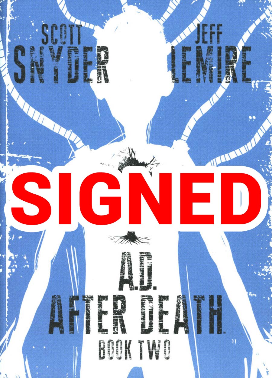 AD After Death Book 2 Cover B Signed By Scott Snyder
