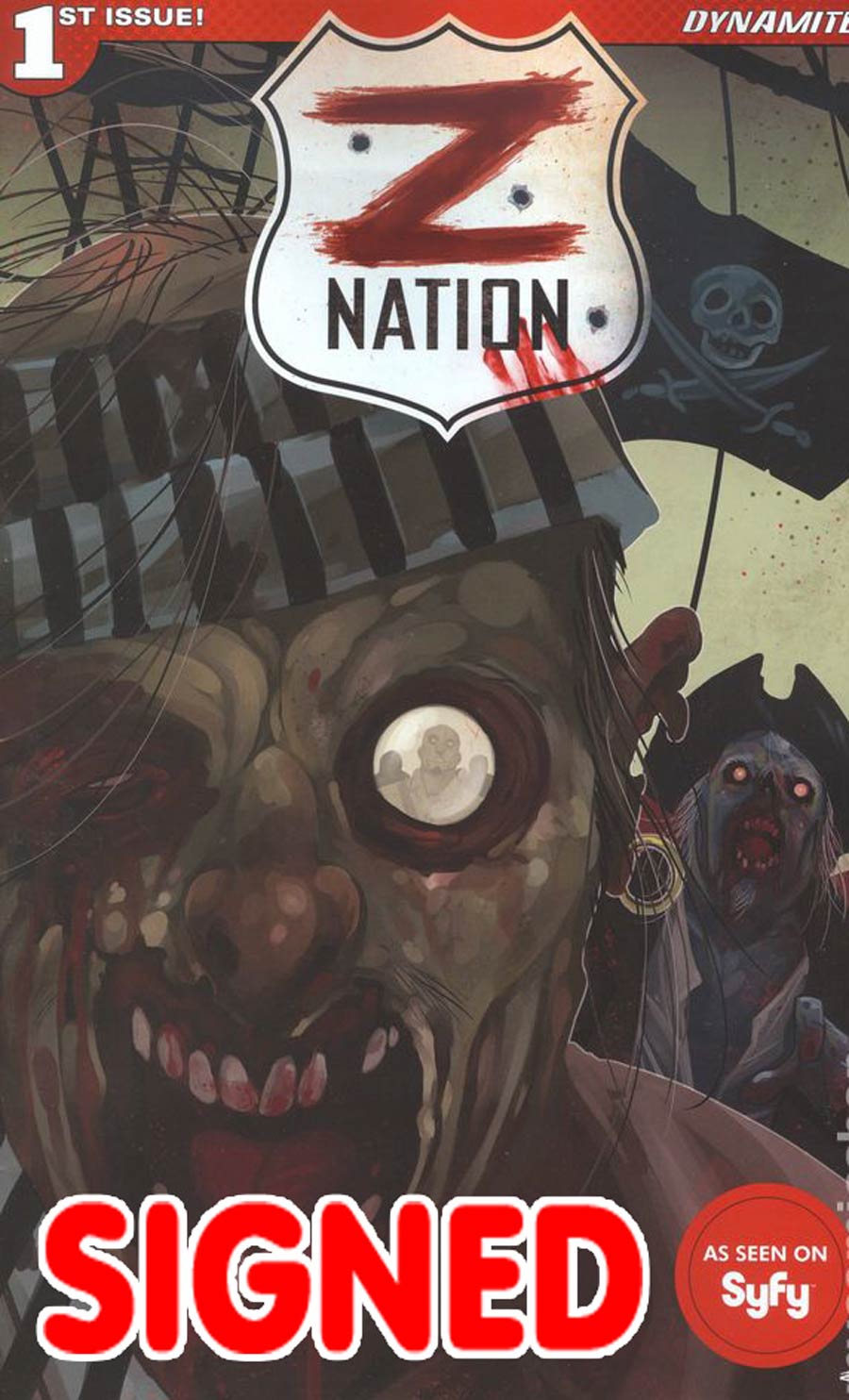 Z Nation #1 Cover I Regular Denis Medri Cover Signed By Fred Van Lente