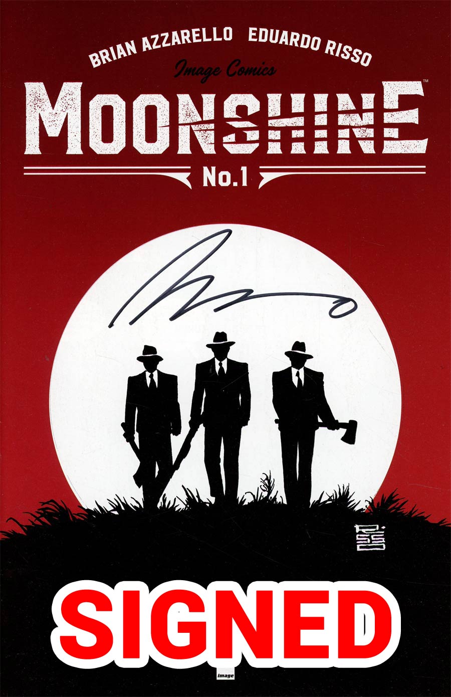 Moonshine #1 Cover D 1st Ptg Regular Eduardo Risso Cover Signed By Brian Azzarello