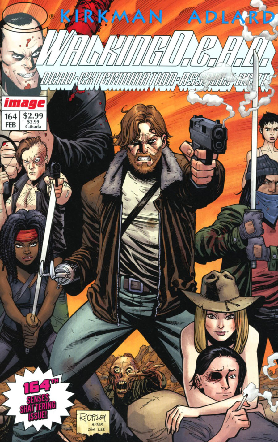 Walking Dead #164 Cover B Variant Image Tribute Cover