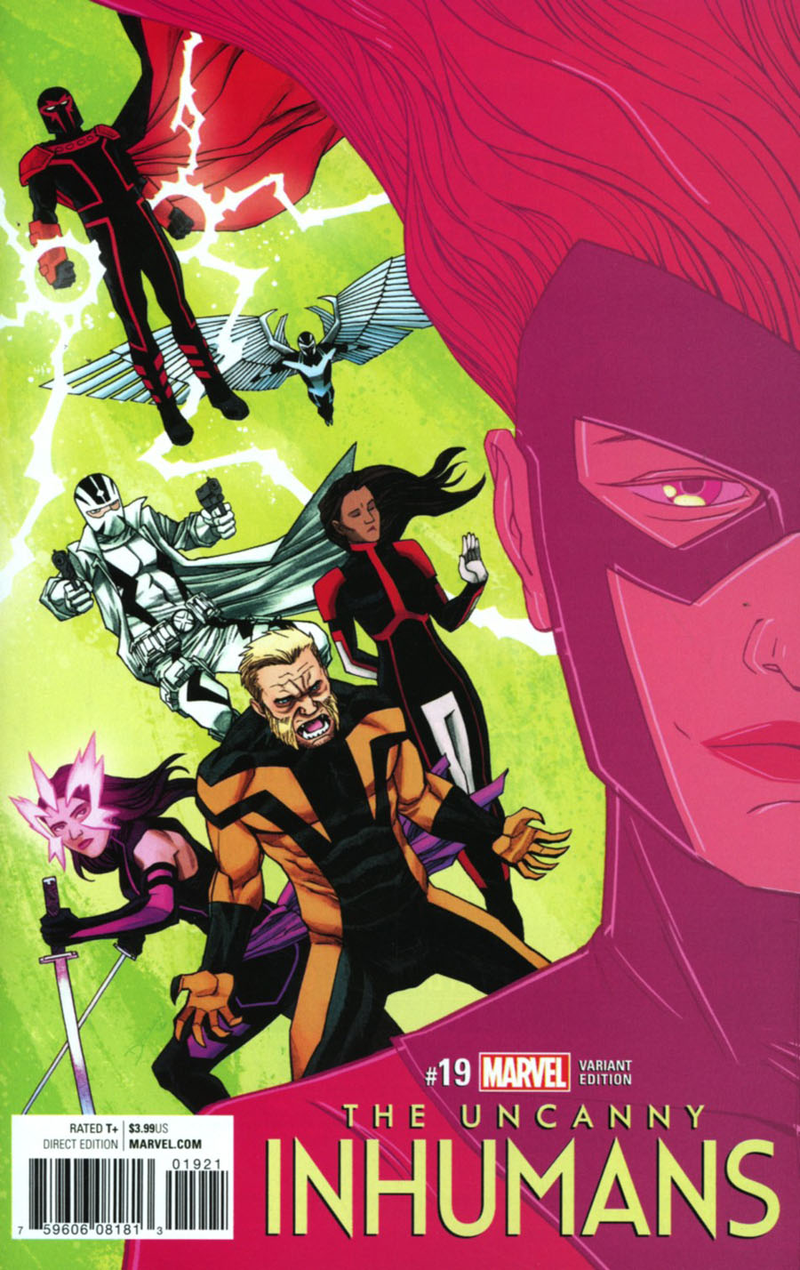 Uncanny Inhumans #19 Cover B Incentive Declan Shalvey & Jordie Bellaire IvX Variant Cover (Inhumans vs X-Men Tie-In)