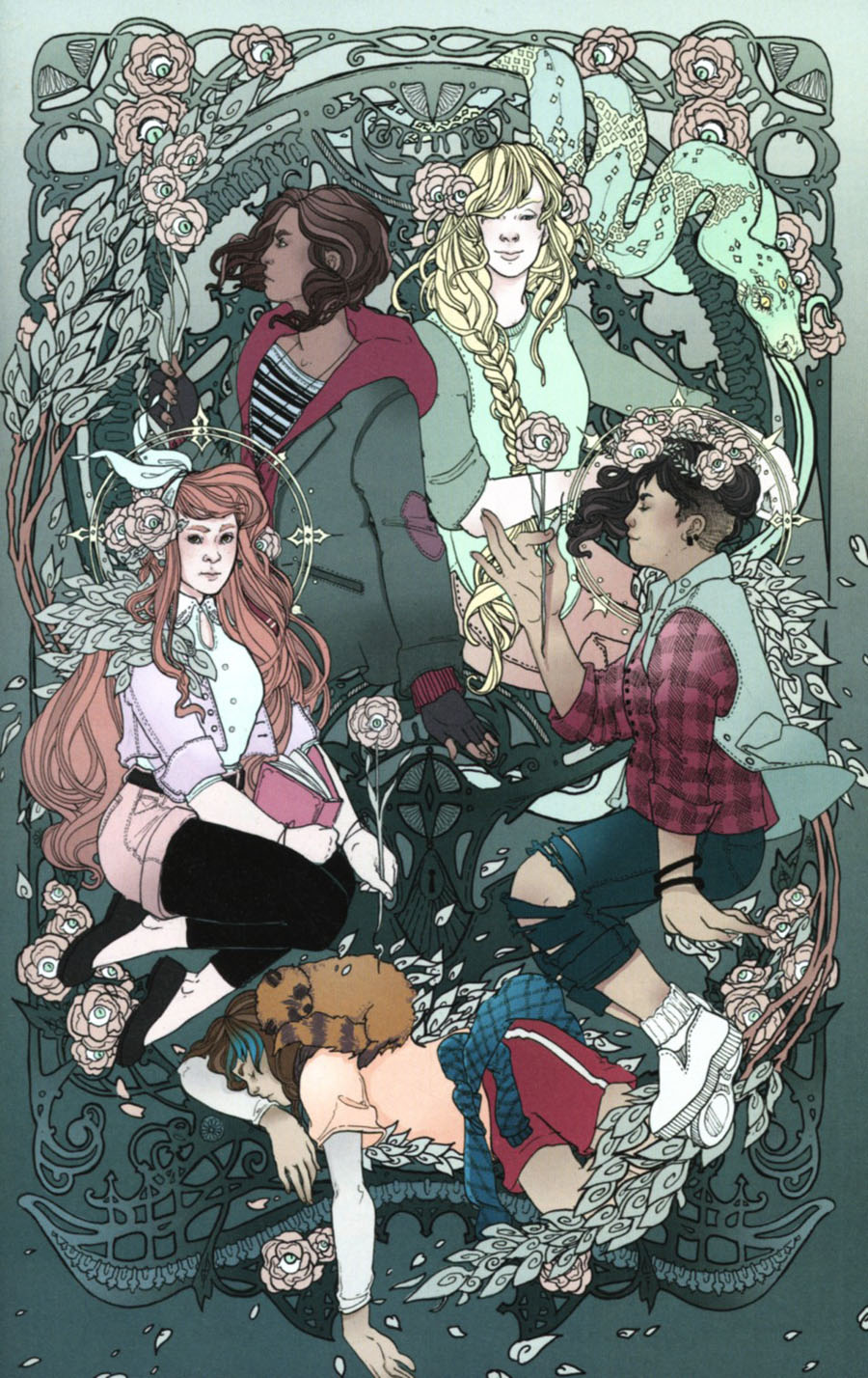 Lumberjanes #35 Cover B Incentive Helen Mask Virgin Variant Cover