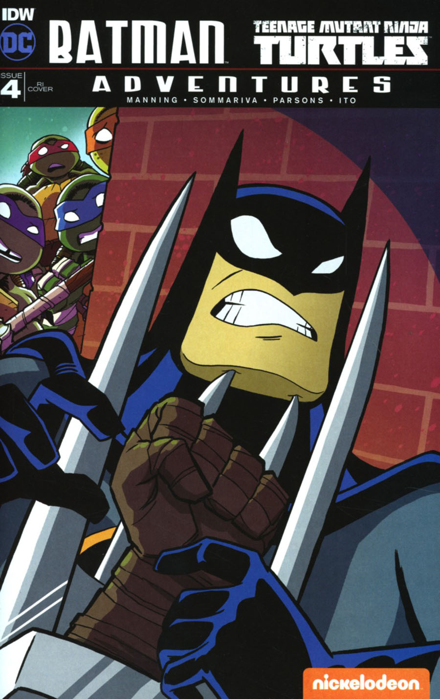 Batman Teenage Mutant Ninja Turtles Adventures #4 Cover C Incentive Tony Fleecs Variant Cover