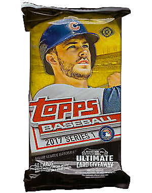 Topps 2017 Baseball Series 1 Jumbo Trading Cards Pack