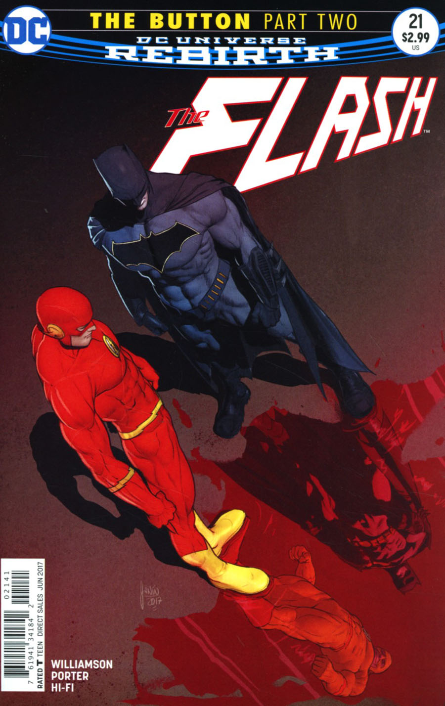 Flash Vol 5 #21 Cover D Variant Mikel Janin International Cover (The Button Part 2)